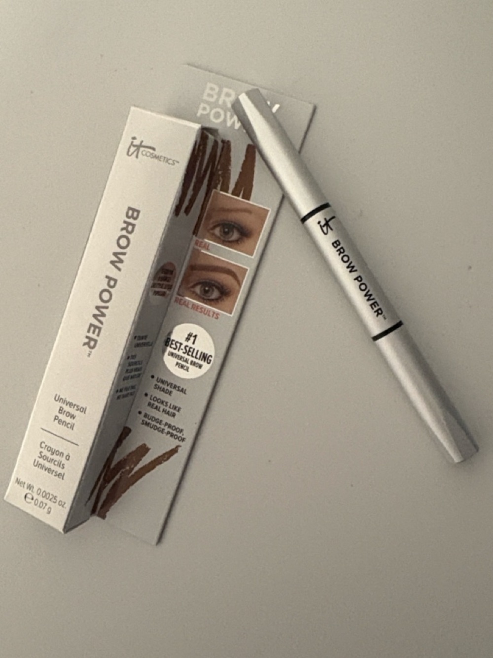 NIB [IT Cosmetics] Brow Power Universal Eyebrow Pencil in Universal Taupe 0.07g - Picture 14 of 15